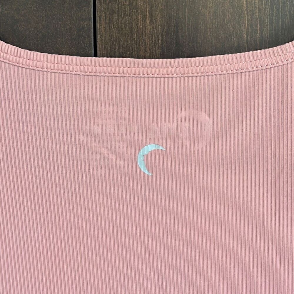 Zyia Active Poppy Pink Premium Ribbed Tank Top Large - Picture 5 of 5